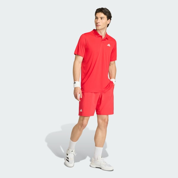 Rojo Playera polo de tenis Club