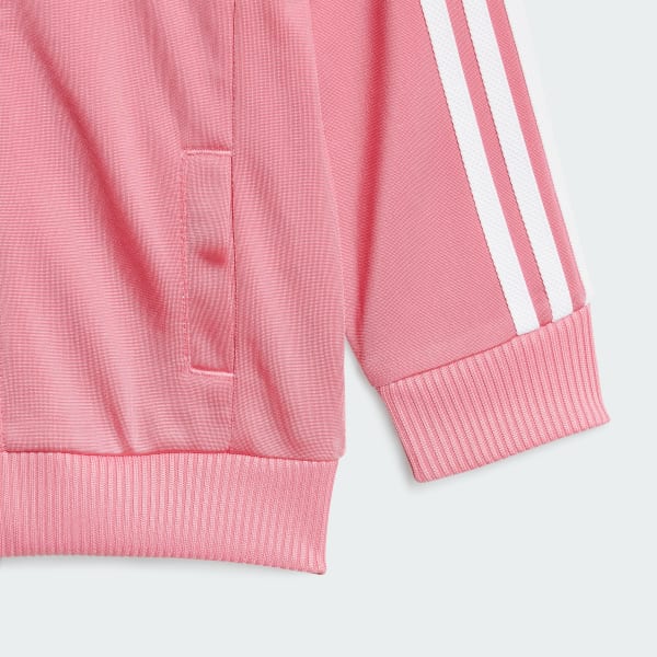 Kids adidas tracksuit pink 2025
