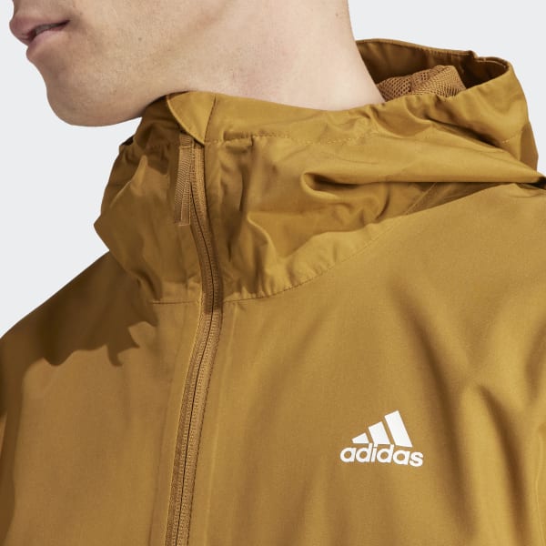 adidas Essentials RAIN.RDY Jacket Brown adidas Ireland
