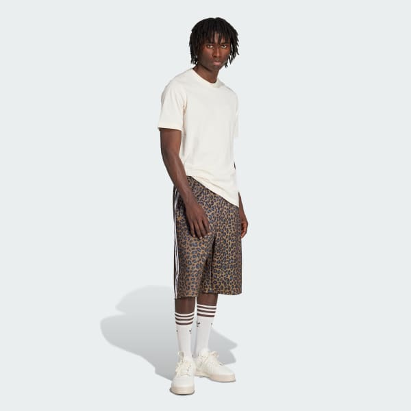 Brown Leo Oversized Shorts