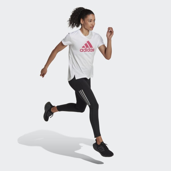 bílá Tričko 3-Stripes Sport Brand Love T1849