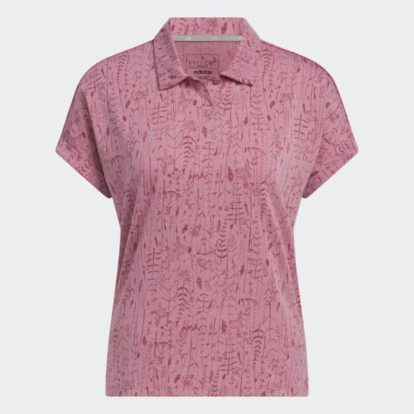 Pink Go-To Printed Golf Polo Shirt