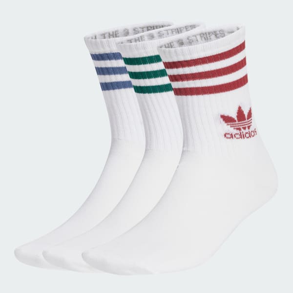 Mid Cut Crew Socks 3 Pairs