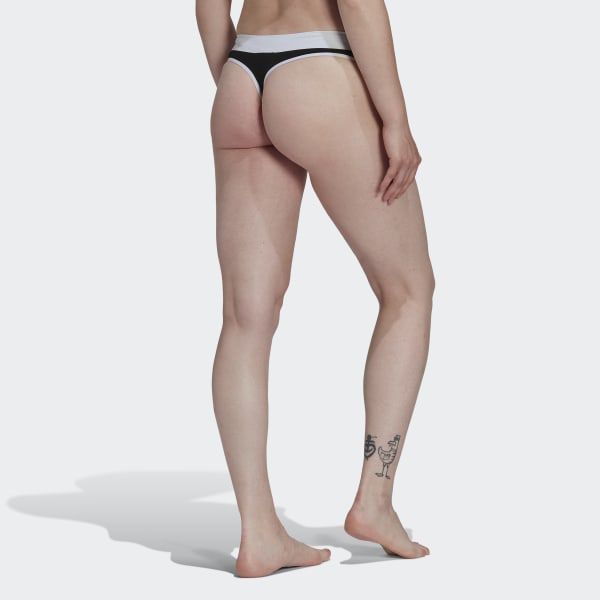 cerná Tanga Modern Flex Cotton (2 kusy v balení) HPO18
