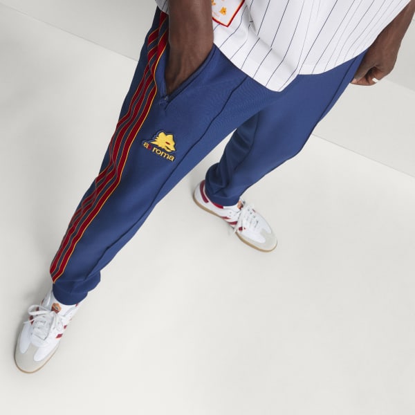Blu Track Pants Terrace Icons AS Roma