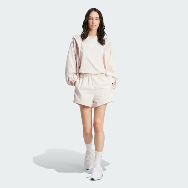 Rosa Shorts Holgados y Tejidos adidas Embroidery Woven