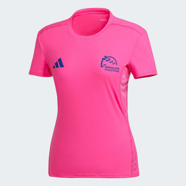 Pink 서울마라톤 러닝 티 W