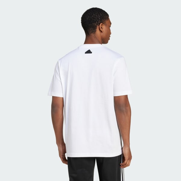 Blanco Camiseta House of Tiro Summer Linear Estampada