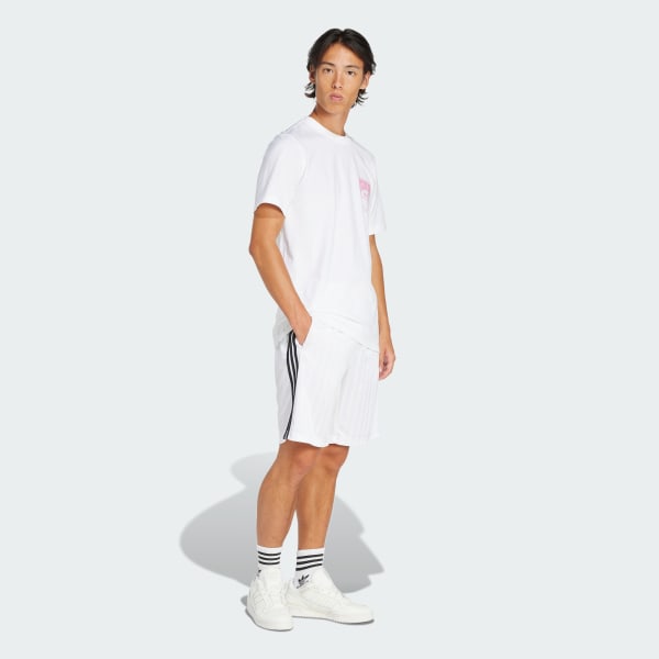 White Trefoil Series Fashion Elevated Tee
