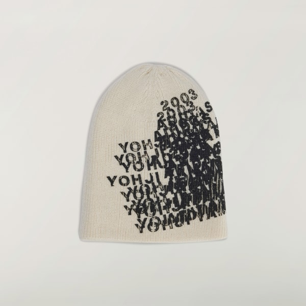 ホワイト Y-3 GRAPHIC BEANIE