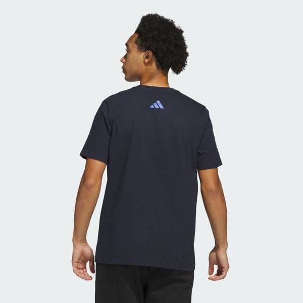 Azul Playera Neon Festival Estampada