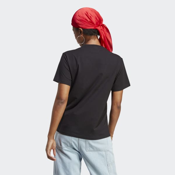 Negro Remera Adicolor Classics Trifolio