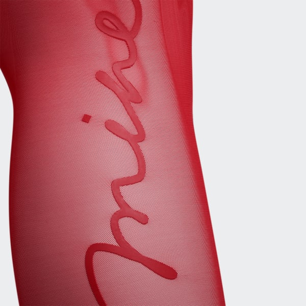 Adidas X Ivy Park Seamless High-Waist Tights - Puffer Reds