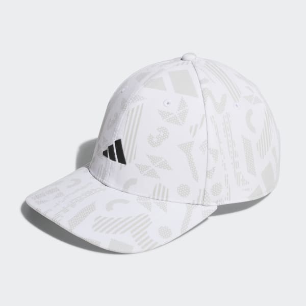 White Graphic Cap