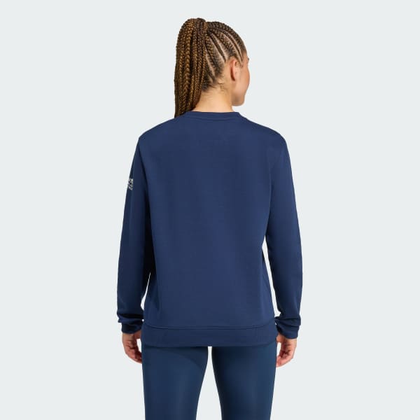 Bleu Sweat-shirt RAS-DU-COU BMW Berlin-Marathon 2025 Femmes