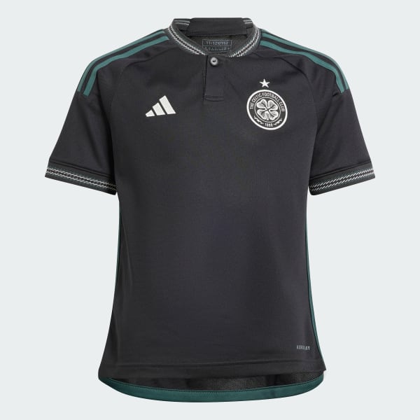 adidas Celtic FC 23/24 Away Jersey - Black, Men's Soccer