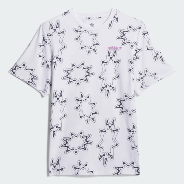 White Skateboarding Astarry Tee