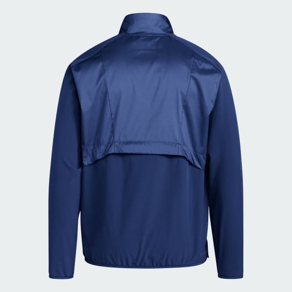 modrá Training Sideline Woven 1/4-Zip Top