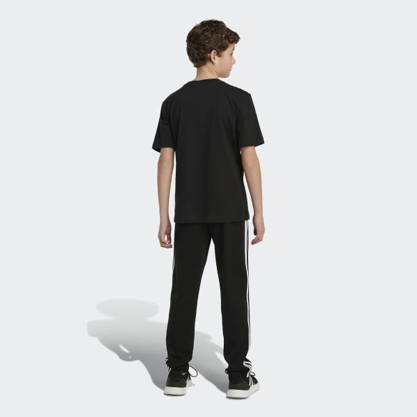 Black Short Sleeve Football Tee