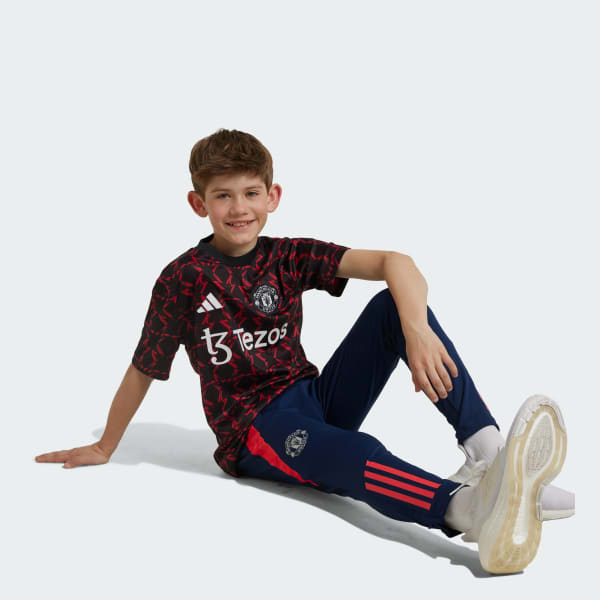Black Manchester United Pre-Match Jersey Kids