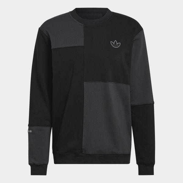 Noir Sweat-shirt ras-du-cou adidas SPRT KD805