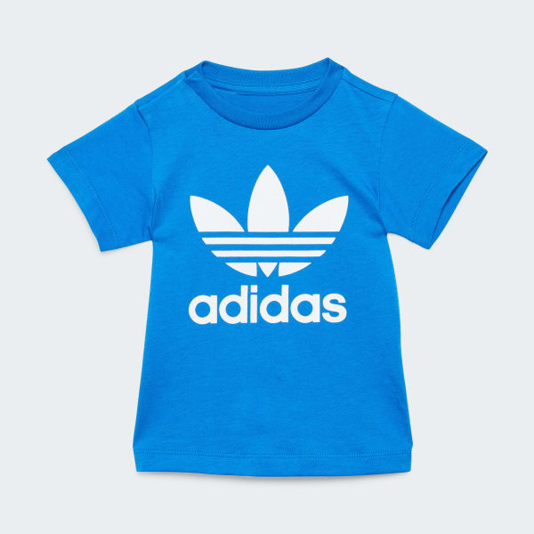 adidas Trefoil Tee Kids Blue adidas Malaysia
