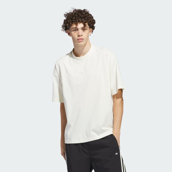 adidas Basketball Classic Tee (Gender Neutral) - Beige | Free