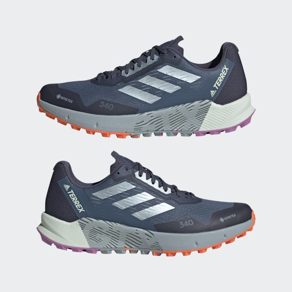 Blue Terrex Agravic Flow 2.0 GORE-TEX Trail Running Shoes LRZ58