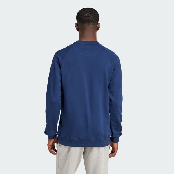 Adidas trefoil sweatshirt blue shop
