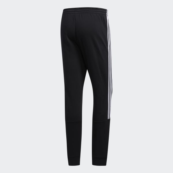 adidas mens joggers black