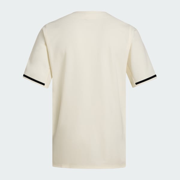 Branco Camisa de Algodão com Botões Dugout