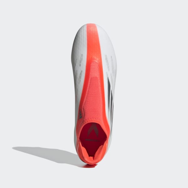 adidas X Speedflow.3 Laceless Firm Ground Cleats - White | unisex ...