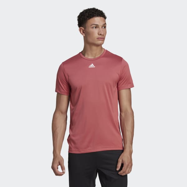 Rosso T-shirt da allenamento 3-Bar Graphic BVS48