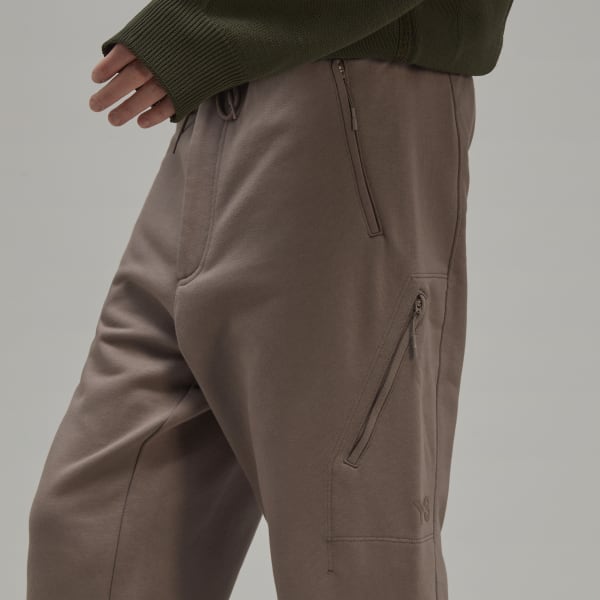 Brown Y-3 Classic DWR Terry Utility Pants W6319