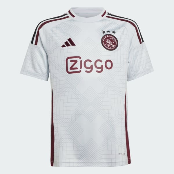 Grijs Ajax Amsterdam 24/25 Derde Shirt Kids