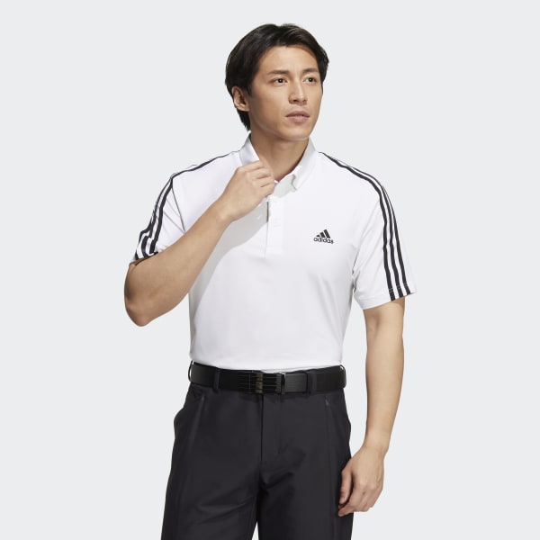 adidas AEROREADY 3-Stripes Polo Shirt - White | adidas Malaysia