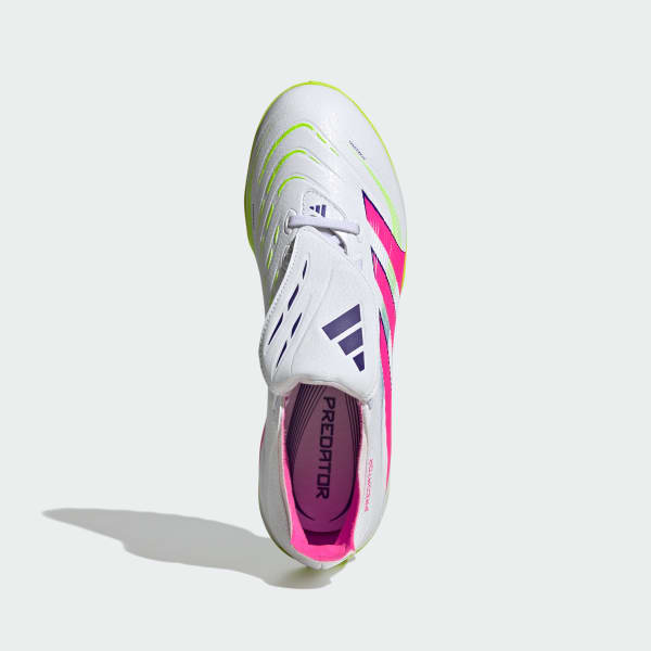 Blanco Chimpunes Predator League Lengüeta Plegable Pasto Sintético