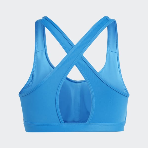 Azul Top Deportivo de Entrenamiento PowerReact Soporte Medio