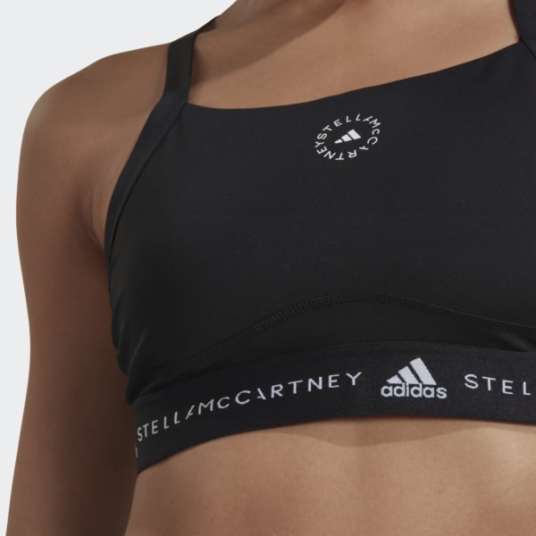Schwarz adidas by Stella McCartney TruePurpose Medium Support Sport-BH DL559
