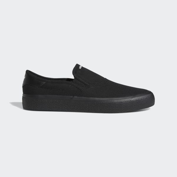 adidas all black slip on