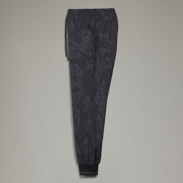 Svart Y-3 Leopard Print Soccer Pants