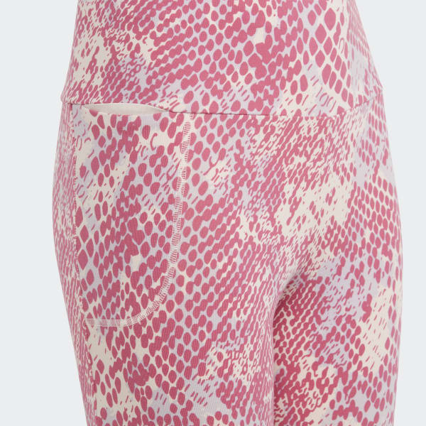 Pink Future Icons Allover Print Tights