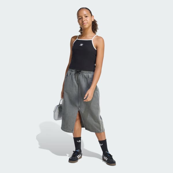 Negro CAMISETA SIN MANGAS ENTALLADA DE CANALÉ MINI