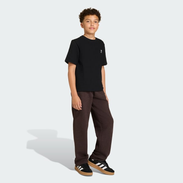 Brązowy Spodnie dziecięce Wide Leg Fleece