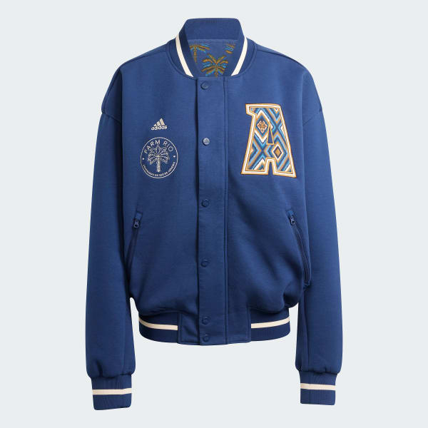Giacca adidas x FARM Rio Collegiate Blu adidas adidas Italia