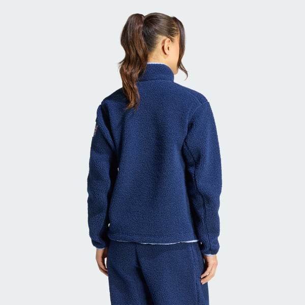 Blue Team GB Pile Fleece Pullover Woman