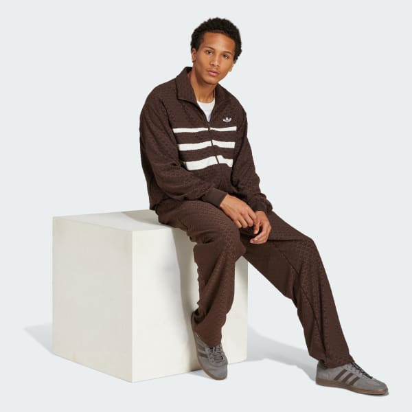 adidas Monogram Track Pants - Brown | Free Shipping with adidas Monogram Track Pants - Brown | Free Shipping with