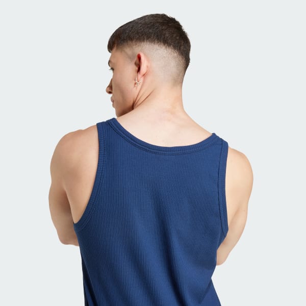 ☆Adidas☆Originals Adicolor Classics Trefoil Tank Top Blue adidas Adicolor Classics Trefoil Tank Top - Blue | Free