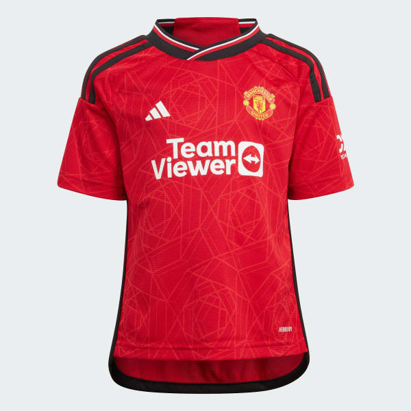 Rouge Mini kit Domicile Manchester United 23/24