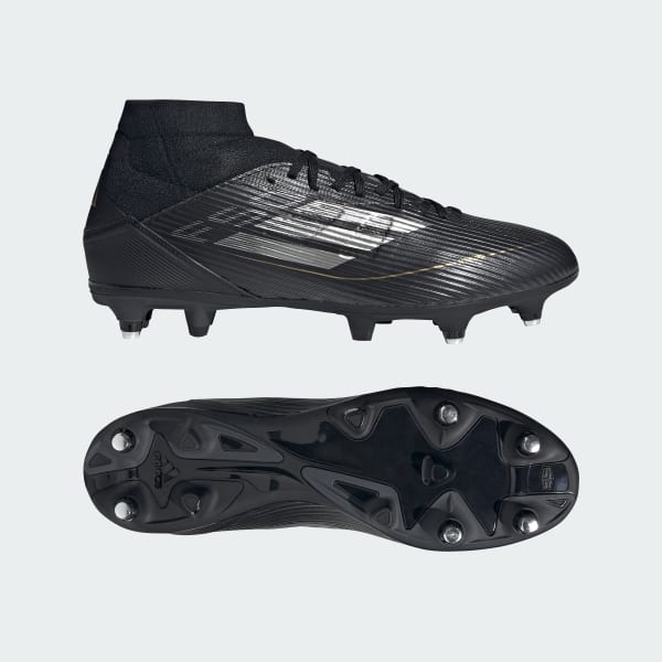 Black F50 League Mid-Cut Soft Ground Boots